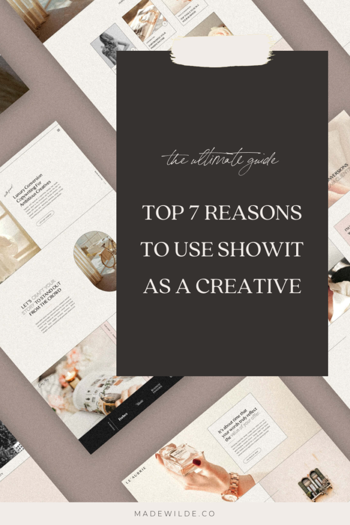 Use Showit As Creative Business Owners